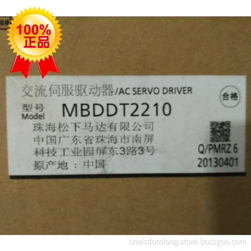 Panasonic AC Servo Driver MBDDT2210